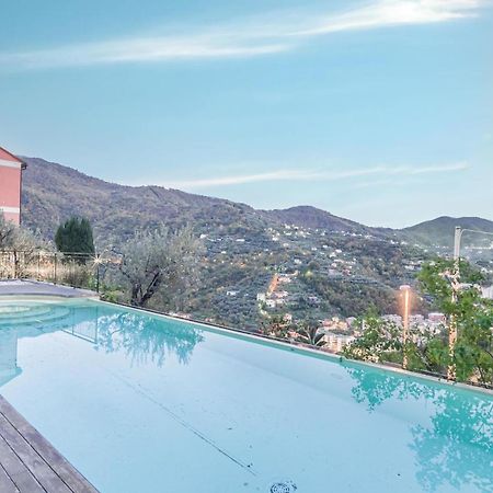 Recco Apartment With View And Pool Exteriér fotografie
