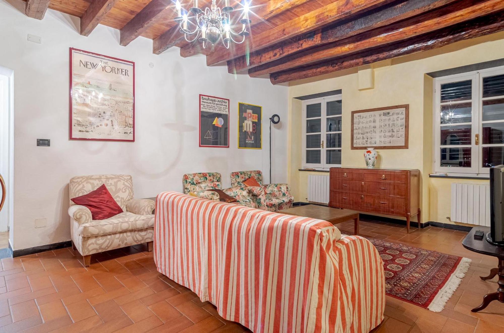 Recco Apartment With View And Pool Exteriér fotografie